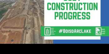 Bois d'Arc Lake Construction Progress - July 2020