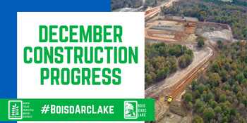Bois d'Arc Lake Construction - December 2019