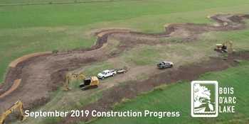 Bois d'Arc Lake Construction Update - September 2019